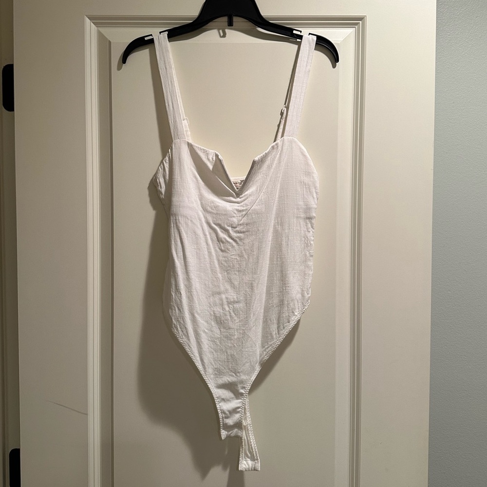 Free people linen bodysuit